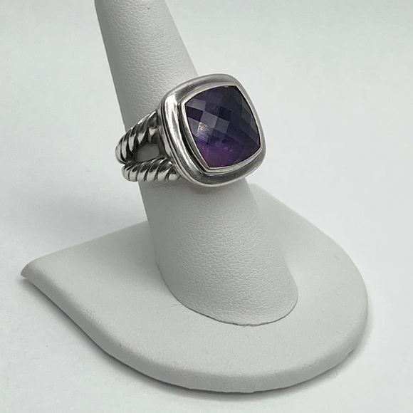 David Yurman 14mm Albion Amethyst Ring - Picture 3 of 6